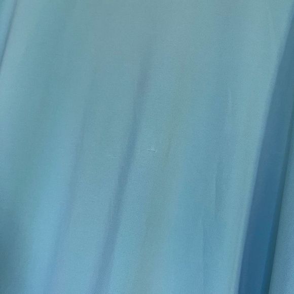 Norma Kamali Oversized Boyfriend Shirt Dress in Powder Blue - Picture 12 of 13